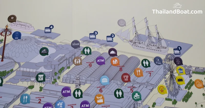 Asiatique Dinner Cruise Pier Map